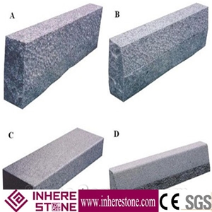 Hot Sale G603 Kerb Stone Bianco Crystal Granite, Padang White Granite Kerbstone, China Sardinia Grey Curbstone