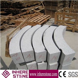 Sesame White G603 Granite Curbstone, Padang Light Granite Kerbstones, China Cristall Kerbs, Gamma Bianco Granite Road Stone