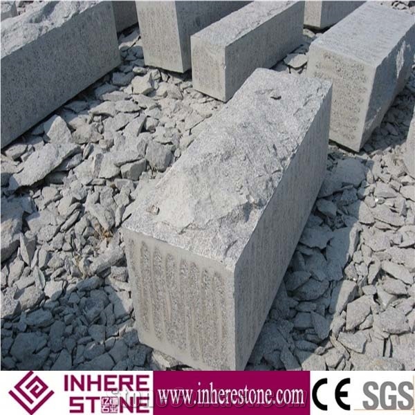 Shandong Grey Granite G341 Kerbstone, Sesame Gray Road Stone, G341 Granite Curbstone