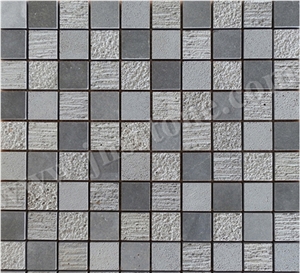 Chinese Grey Basalt Mosaic/Mosaic/Natural Stone Mosaic/Honed/Hainan Grey Basalt Mosaic