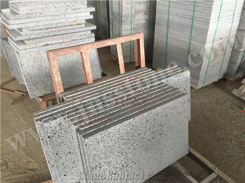 Lava Stone/Grey Basalt /Cut to Size/Tiles/Hainan Grey