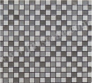 Mosaic/Natural Stone Mosaic/Honed/Hainan Grey Basalt Mosaic/Chinese Grey Basalt Mosaic