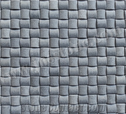 Mosaic/Natural Stone Mosaic/Honed/Hainan Grey Basalt Mosaic/Chinese Grey Basalt Mosaic