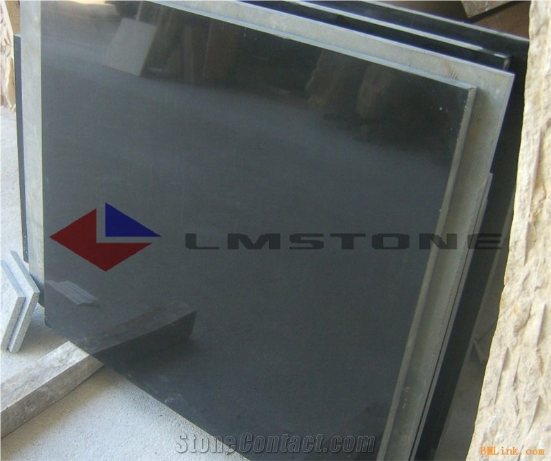 Absolute Black,Black Granite Bathroom Floor Tiles, Absolute Black Granite Slabs & Tiles