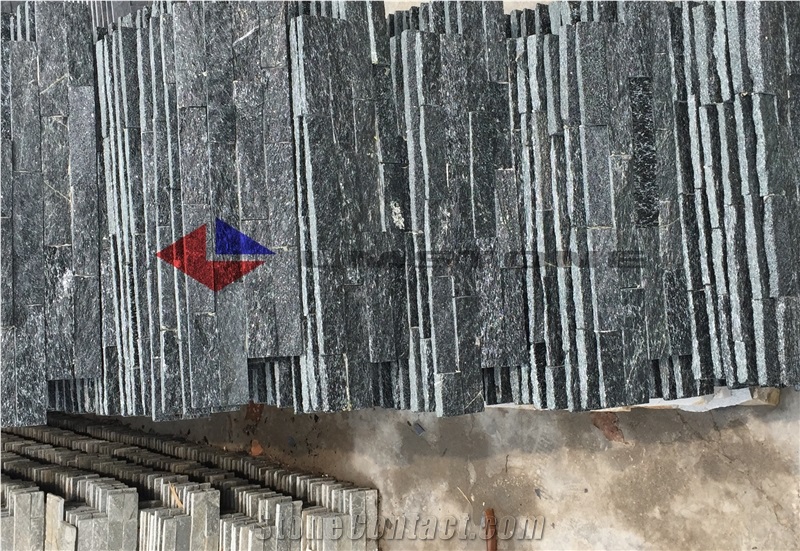 China Black Slate Cultured Stone ,Slate Wall Cladding Tile, Exterior Facade Tile, Facade Wall Tile