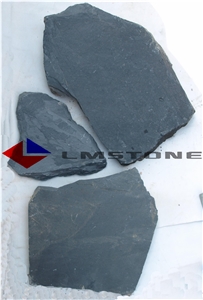 China Black Slate Wall Cladding Tile, Exterior Facade Tile, Facade Wall Tile, Flagstone Walkway Pavers