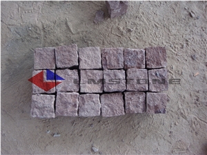Red Porphyrite Cube &Pavers