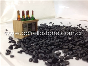Black Color Small Pebble, Pebble Stone Driveways