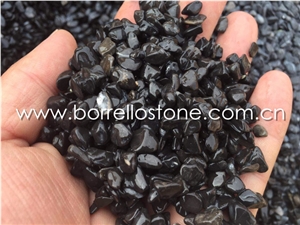 Black Color Small Pebble, Pebble Stone Driveways