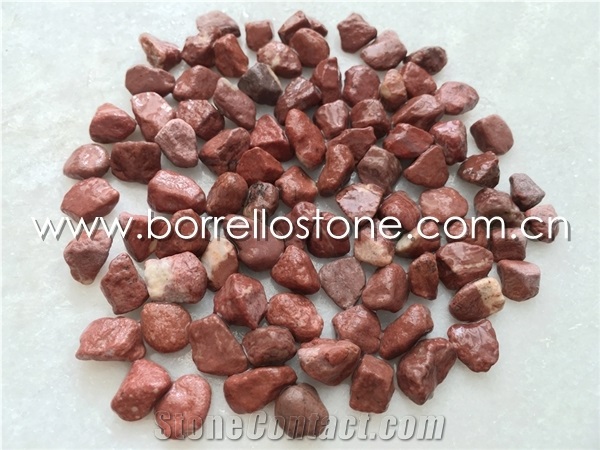 Red Pebble Stone, Red Granite Pebble & Gravel