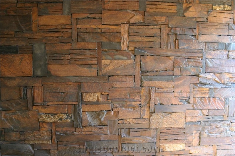 Oxidized Natural Slate Stone