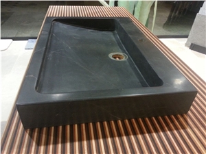 China Blue Limestone Basain,Bathroom Sinks Round Vessel Sinks
