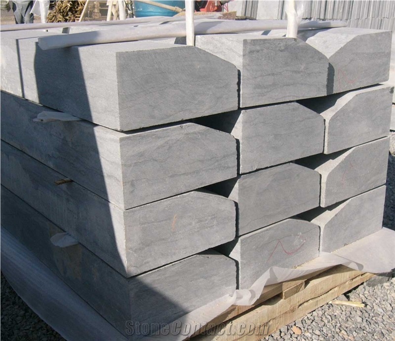 China Blue Limestone Kerbstone/Kerbs/Curbs Road Stone Floor Pavers