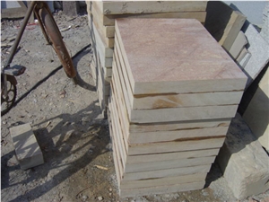 China Rainbow Sandstone Cube Stone/ Cube Stone Pavers for Garden Floor Exterior Stone