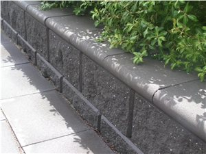 Zhangpu Black Basalt Kerbstone,Road Stone Curbs Kerb Stone Side Stone Paver Landscaping Stone Exterior