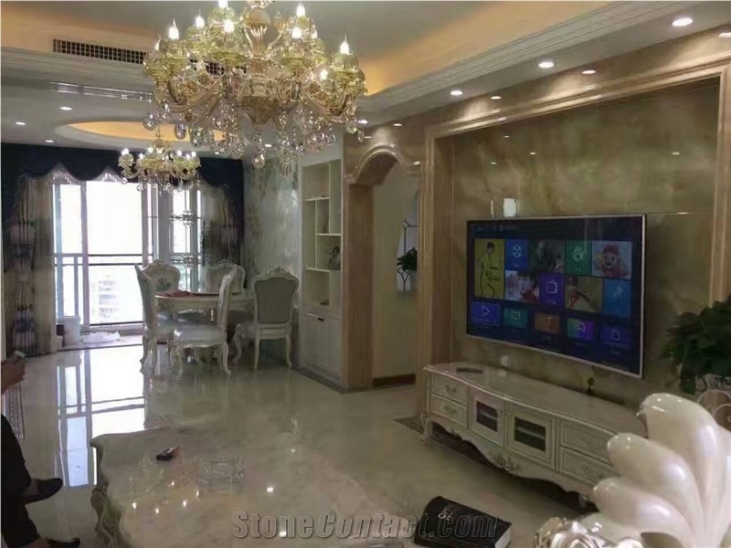 Beige Artificial Stone Honeycomb Panels