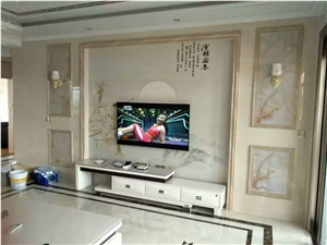 Beige Artificial Stone Honeycomb Panels