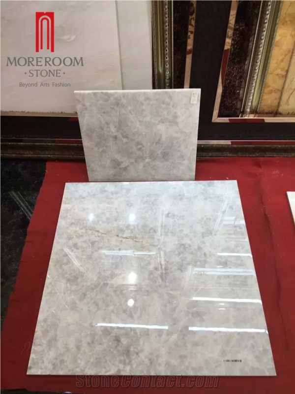 Blue Crystal Onyx Look Glazed Ceramic Floor Tile 800x800 Designs
