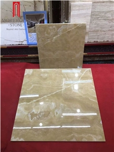 Chinese Supplier Glazed Classical Brown Porcelain Faux Onyx Tile 800x800