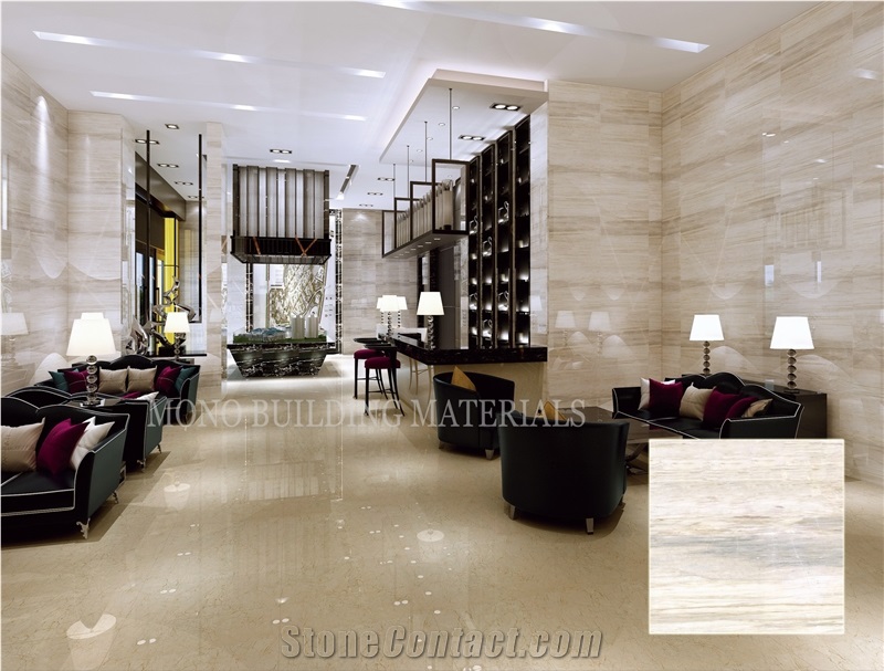 Foshan Factory Greece-Wood Grain Royal Marble Look the Ceramic Tile