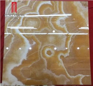 Foshan Vitrified Ceramic Floor Tile Designs Look Like Gold Onyx