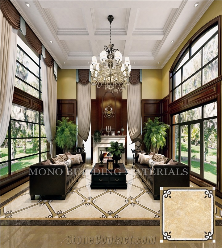 Modern Design Glossy Travertine Porcelain Tile Prices