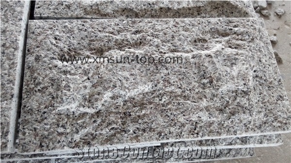 Big Flower White Granite Mushroom Stone, Nature Split Wall Covering, G439 Granite Wall Cladding, Bianco Sardo Granite Mushroom Stone, Big White Flower Granite, China Grey Granite