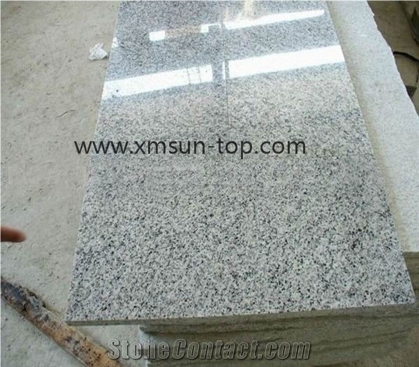 Black Spot Grey Granite Stairs, China G640 Granite Staircase, New Grigio Sardo, Polished Step Tiles, Barry White Staircase & Stair Riser, China Luna Pearl