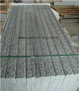 Black Spot Grey Granite Stairs, China G640 Granite Staircase, New Grigio Sardo, Polished Step Tiles, Barry White Staircase & Stair Riser, China Luna Pearl