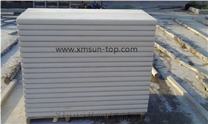 China Beige Sandstone Steps, Light Yellow Sandstone Stair, Honed Surface Staircase & Stair Riser, Step Tiles,Full Bullnose Edge