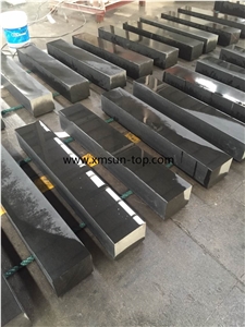 China Black Basalt Kerb Stone, Black Andesite Stone Kerbstone, Nero Basalt Curbstone, Kerbs, Basalt Road Stone, Side Stone, Exterior Landscaping Stone