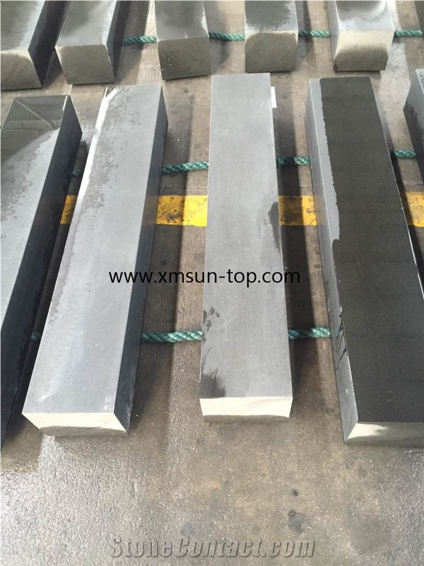 China Black Basalt Kerb Stone, Black Andesite Stone Kerbstone, Nero Basalt Curbstone, Kerbs, Basalt Road Stone, Side Stone, Exterior Landscaping Stone