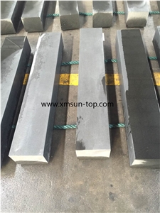China Black Basalt Kerb Stone, Black Andesite Stone Kerbstone, Nero Basalt Curbstone, Kerbs, Basalt Road Stone, Side Stone, Exterior Landscaping Stone