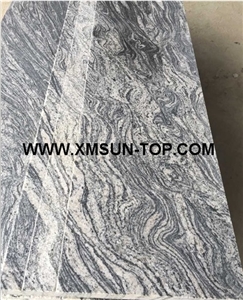 China Juparana Grey Granite Steps/G261 Granite Stair Riser/China Juparana Granite Stair Treads/China Juparana Grey Granite Staircase/Natural Stone Stair