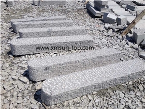 G341 Granite Palisades, Grey Sesame Granite Graden Fencing Stone, Granite G341 Pillar for Garden Palisade