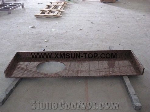 G562 Granite Kitchen Counter Top/Maple Leaf Red Granite Kitchen Worktops/Mapple Red Granite Kitchen Bar Top/Samkie Red Granite Kitchen Desk Top/G651 Granite Kitchen Island Tops/Crown Red Kitchen Top