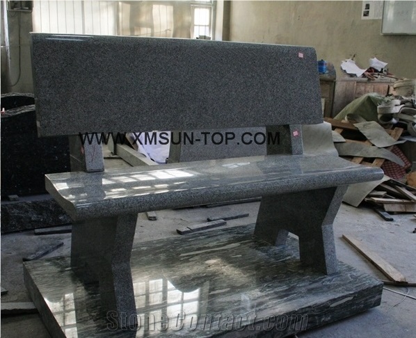 G633 Tombstone & Monument Cemetery Bench/Bally White Granite Monumental Bench/Barry Grey Granite Memorial Bench/Bianco Pepperino Granite Funeral Cremation Bench/Silvery Grey Granite Tombstone Benches