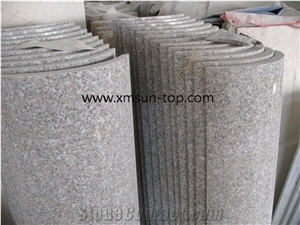 G636 Granite Column&Pillar, Sino Rose Granite, Padang Rosa Granite, China Rosa Beta Granite Column Base, Polished Pink Granite Pedestal Columns