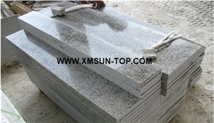 G655 Granite Steps/Tongan White Granite Stair Riser/Hazel White Granite Stair Treads/Rice Grain White Granite Staircase/Natural Stone Stair