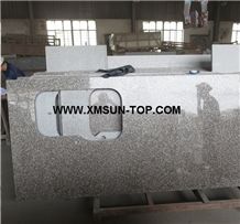 G664 Granite Kitchen Countertop/Luna Pearl Granite Bench Tops/Majestic Mauve Granite Kitchen Bar Top/Loyuan Red Granite Kitchen Worktops/Purple Pearl Granite Custom Countertops/Sunset Pink Island Top