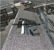 G664 Granite Kitchen Countertop/Luna Pearl Granite Bench Tops/Majestic Mauve Granite Kitchen Bar Top/Loyuan Red Granite Kitchen Worktops/Purple Pearl Granite Custom Countertops/Sunset Pink Island Top