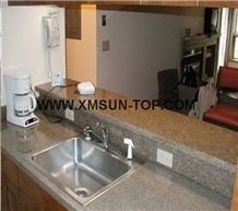 G664 Granite Kitchen Countertop/Luna Pearl Granite Bench Tops/Majestic Mauve Granite Kitchen Bar Top/Loyuan Red Granite Kitchen Worktops/Purple Pearl Granite Custom Countertops/Sunset Pink Island Top