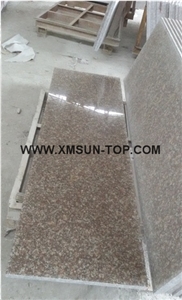 G687 Granite Kitchen Counter Top/Peach Red Granite Kitchen Worktops/Gutian Peach Flower Red Granite Kitchen Bar Top/Peach Blossom Red Granite Kitchen Desk Top/Kitchen Island Top/Kitchen Top