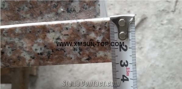 G687 Granite Kitchen Counter Top/Peach Red Granite Kitchen Worktops/Gutian Peach Flower Red Granite Kitchen Bar Top/Peach Blossom Red Granite Kitchen Desk Top/Kitchen Island Top/Kitchen Top