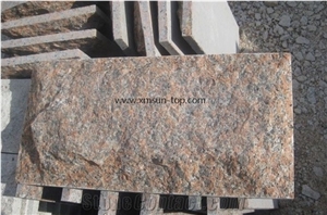 Maple Red Granite Mushroomed Cladding, China G562 Granite Mushroom Stone, Red Granite Mushroom Stone for Walling, Maple Leaves Mushroom Wall, Split Face Mushroom Stone Maple Red Granite Mushroomed Cladding, China G562 Granite Mushroom Stone, Red Granite Mushroom Stone for Walling, Maple Leaves Mushroom Wall, Split Face Mushroom Stone