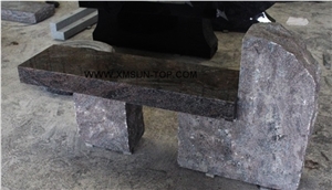 Paradiso Granite Tombstone & Monument Cemetery American Bench/Monumental Bench/Stone Memorial Bench/Granite Funeral Cremation Benches
