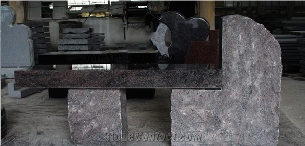 Paradiso Granite Tombstone & Monument Cemetery American Bench/Monumental Bench/Stone Memorial Bench/Granite Funeral Cremation Benches