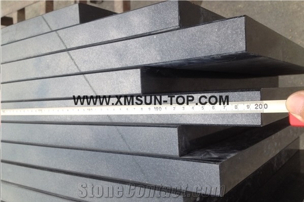Shanxi Black Granite Kitchen Counter Top/Absolute Black Granite Kitchen Worktops/Diamond Black Granite Kitchen Bar Top/Nero Assoluto China Granite Kitchen Desk Top/Kitchen Island Top/Kitchen Top