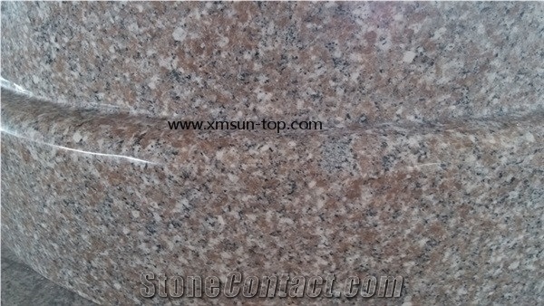 Xiamen Pink Granite Column&Pillar, Misty Rose Granite, Light Pink Granite, China G617 Granite Column Base, Polished Lilac Pink Granite Pedestal Columns