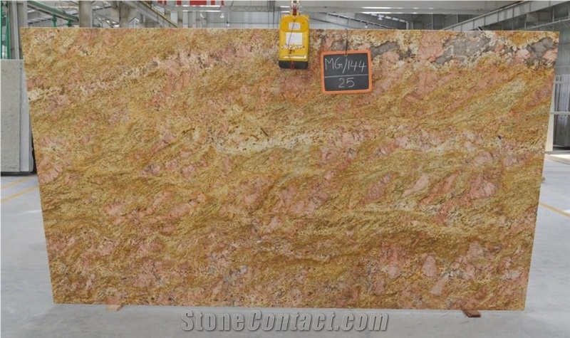 Imperial Gold/ Golden Oak/ Kashmiri Gold-Full Slabs-339x197-20mm